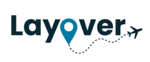 Layover transparent blue text